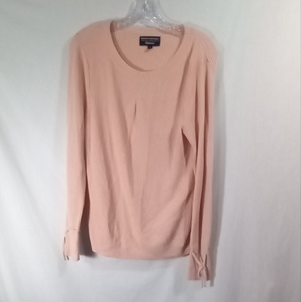Banana Republic+Filpucci Pink Wool Cashmere Blend Sweater Size L